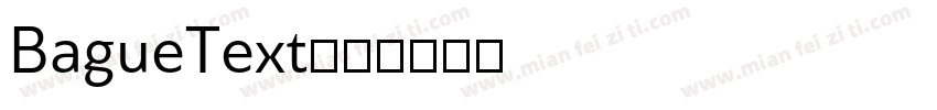 BagueText字体转换