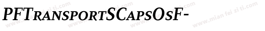 PFTransportSCapsOsF字体转换