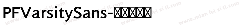 PFVarsitySans字体转换