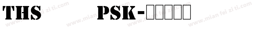 THSarabanPSK字体转换