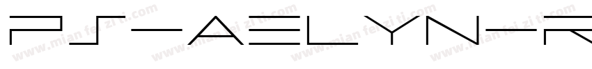 PS-Aelyn-Regular-2字体转换