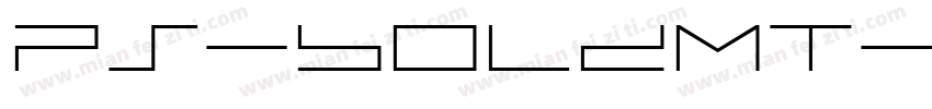 PS-boldMT字体转换