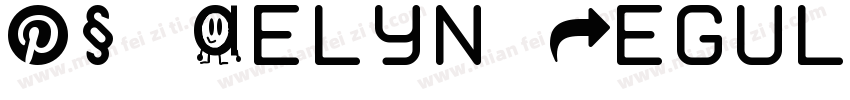 PS-Aelyn-Regular-2字体转换