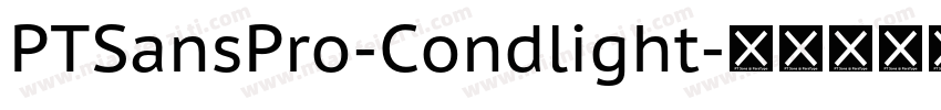 PTSansPro-Condlight字体转换