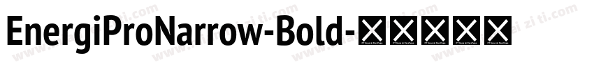 EnergiProNarrow-Bold字体转换