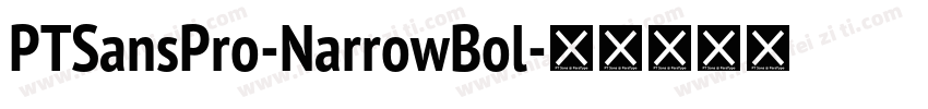 PTSansPro-NarrowBol字体转换