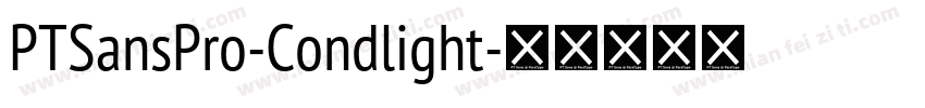 PTSansPro-Condlight字体转换