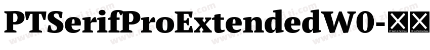 PTSerifProExtendedW0字体转换
