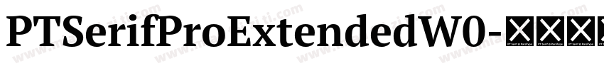 PTSerifProExtendedW0字体转换
