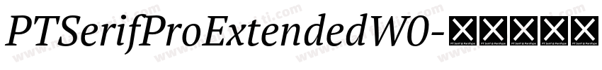 PTSerifProExtendedW0字体转换