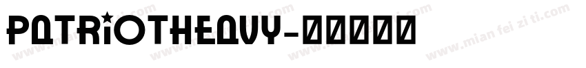 PatriotHeavy字体转换