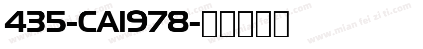 435-CA1978字体转换