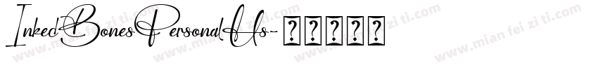 InkedBonesPersonalUs字体转换