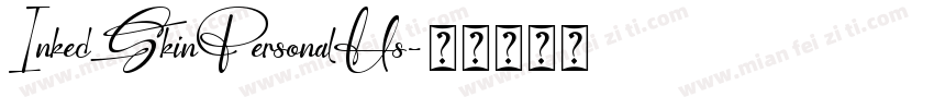 InkedSkinPersonalUs字体转换