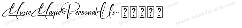 MusicMagicPersonalUs字体转换