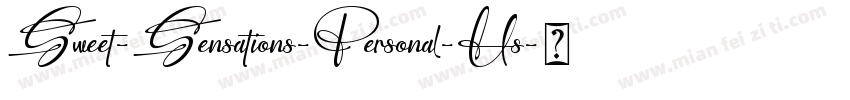 Sweet-Sensations-Personal-Us字体转换