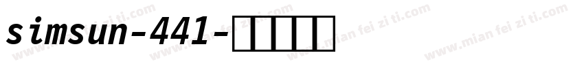 simsun-441字体转换