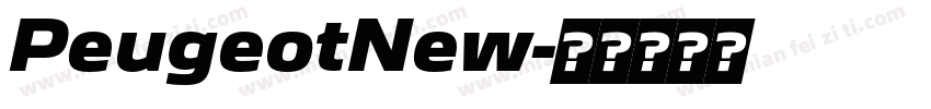PeugeotNew字体转换