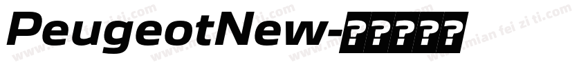 PeugeotNew字体转换