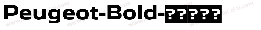 Peugeot-Bold字体转换
