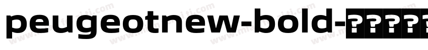 peugeotnew-bold字体转换