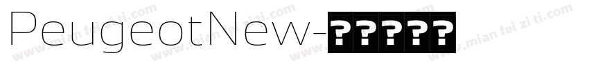 PeugeotNew字体转换