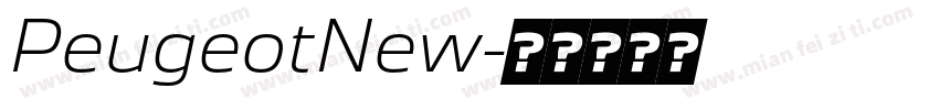 PeugeotNew字体转换