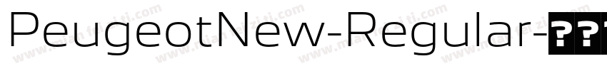 PeugeotNew-Regular字体转换
