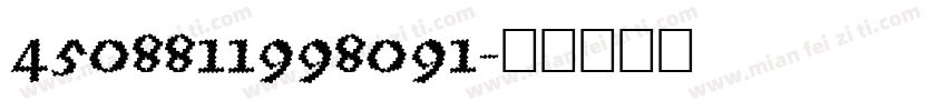 4508811998091字体转换