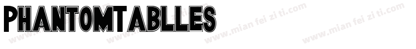 PhantomTablles字体转换