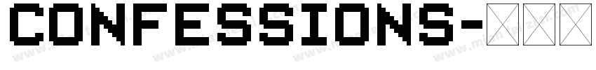 Confessions字体转换
