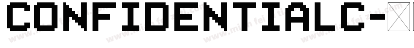 ConfidentialC字体转换