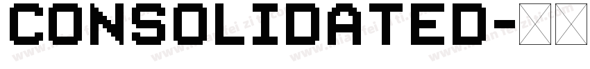 Consolidated字体转换