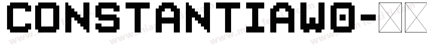 ConstantiaW0字体转换