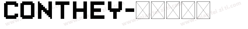 Conthey字体转换