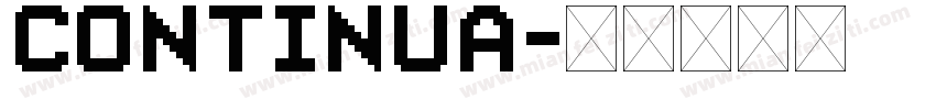 Continua字体转换