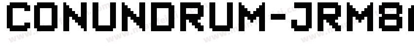 Conundrum-JRm8a字体转换