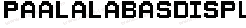 PaalalabasDisplayCon字体转换