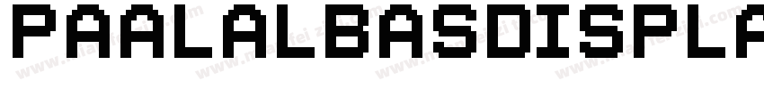 PaalalbasDisplayCon字体转换