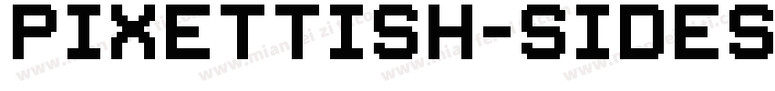 Pixettish-sideshadow字体转换