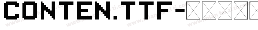 conten.ttf字体转换