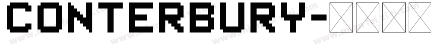 conterbury字体转换