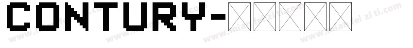 contury字体转换