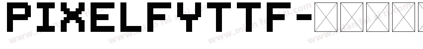 pixelfyttf字体转换