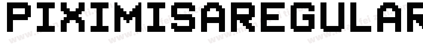 piximisaregular字体转换