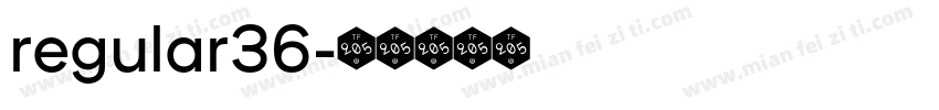 regular36字体转换