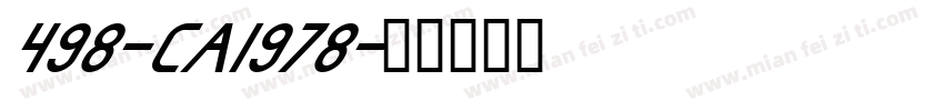 498-CAI978字体转换