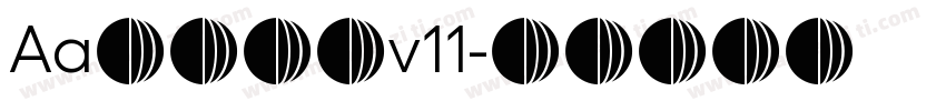 Aa喵不可言v11字体转换