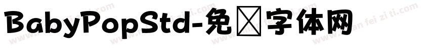 BabyPopStd字体转换