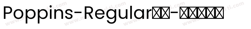 Poppins-Regular字体字体转换